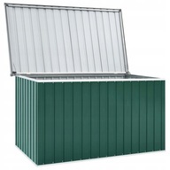 Záhradný box Balkónový kovový 1250 L zelený