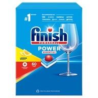 Finish Power Essential tablety do umývačky riadu 60 kusov Citrón