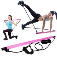 Tyč na cvičenie + posilňovacie gumy Yoga Pilates Bar Tyč na cvičenie + posilňovacie gumy Yoga Pilates Bar