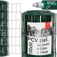 Plotové pletivo 100x50 PVC h0,8m zelené 10m