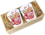 VIANOČNÝ DARČEK POHÁRKY NA LATTE SET V KRABIČKE VIANOČNÝ DARČEK POHÁRKY NA LATTE SET V KRABIČKE