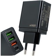 NABÍJAČKA QC 3.0 PRE 4X NABÍJANIE TELEFÓNU USB NABÍJAČKA QC 3.0 PRE 4X NABÍJANIE TELEFÓNU USB