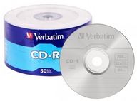 50X CD VERBATIM CD-R 700MB X52 50 ks.