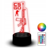 LED NOČNÁ LAMPA COUNTER STRIKE CS-GO DARČEK NÁZOV LED NOČNÁ LAMPA COUNTER STRIKE CS-GO DARČEK NÁZOV