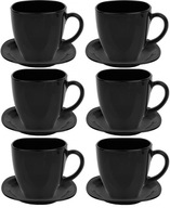 Čajový a kávový servis 220ml Luminarc Carine Black 12 ks Čajový a kávový servis 220ml Luminarc Carine Black 12 ks