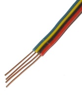 Kábel YTDWYd kábel 4x0,5mm (8) Páska Farba 10m