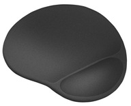 BigFoot XL gélová podložka pod myš, čierna
