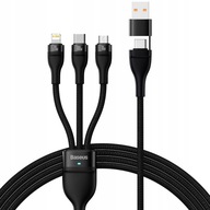 BASEUS STRONG USB-C KÁBLE USB KÁBEL PRE LIGHTNING MICRO TYP-C 100W 6A 1,2m BASEUS STRONG USB-C KÁBLE USB KÁBEL PRE LIGHTNING MICRO TYP-C 100W 6A 1,2m