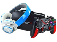 Bezdrôtový gamepad Goggles VR Glasses + Headphones Bezdrôtový gamepad Goggles VR Glasses + Headphones