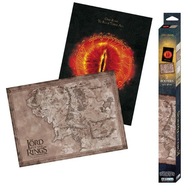 2x PLAGÁT PÁN PRSTENOV MAPA EYE OF SAURON FLASH 2x PLAGÁT PÁN PRSTENOV MAPA EYE OF SAURON FLASH