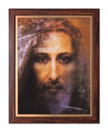 OBRAZ V RÁME 20x25 TURÍNSKÝ PLÁŠŤ Ježišova tvár