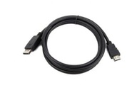 Kábel DisplayPort na HDMI samec, čierny, 5 m Kábel DisplayPort na HDMI samec, čierny, 5 m