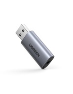 Audio adaptér UGREEN CM383 USB minijack 3,5 mm AUX Audio adaptér UGREEN CM383 USB minijack 3,5 mm AUX