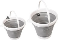 Skladacie vedro Silikón Bucket Universal Homemade 5L + 10L Set