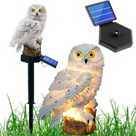 SLNEČNÁ SOVA LED ZÁHRADNÁ LAMPA VEĽKÁ OVLÁDACÍ LAMPA ZÁHRADNÁ DEKORÁCIA SLNEČNÁ SOVA LED ZÁHRADNÁ LAMPA VEĽKÁ OVLÁDACÍ LAMPA ZÁHRADNÁ DEKORÁCIA