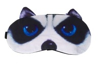 Maska so zaviazanými očami na spanie gélová vložka pre psíka