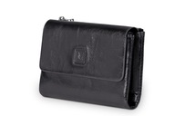 Dámska peňaženka Leather VerMari Glamour Dark Silver