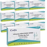 10x CorDx Test Combo 4v1 COVID-19, AB Flu, RSV, CORDX 10x CorDx Test Combo 4v1 COVID-19, AB Flu, RSV, CORDX