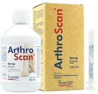 Scanvet Arthroscan sirup pre PSA podporuje fungovanie kĺbov 500 ml Scanvet Arthroscan sirup pre PSA podporuje fungovanie kĺbov 500 ml