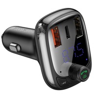 Baseus FM vysielač Bluetooth, USB-A, USB-C Baseus FM vysielač Bluetooth, USB-A, USB-C