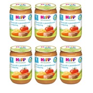 HiPP BIO Halušky s paradajkami a teľacím mäsom 6x220g HiPP BIO Halušky s paradajkami a teľacím mäsom 6x220g