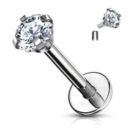 LABRET ZIRCONIA HELIX VNÚTORNÝ ZÁVIT. TYTAN 1.2/12/3 LABRET ZIRCONIA HELIX VNÚTORNÝ ZÁVIT. TYTAN 1.2/12/3