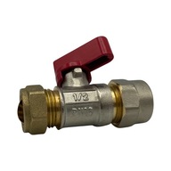 KOHÚT GUĽOVÝ 15X16 MM CONEX PEX ADAPTÉR ČERVENÝ - na montáž KOHÚT GUĽOVÝ 15X16 MM CONEX PEX ADAPTÉR ČERVENÝ - na montáž