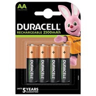 Batérie Duracell Recharge Turbo R6 AA 4 ks