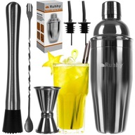 Barmanská súprava na nápoje a kokteily 6v1 Shaker Shaker 700 ml odmerná lyžica Barmanská súprava na nápoje a kokteily 6v1 Shaker Shaker 700 ml odmerná lyžica