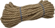 Ozdobné točené jutové lano 14mm - 25m Ozdobné točené jutové lano 14mm - 25m