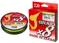 Daiwa J-Braid Grand X8 oplet 0,10mm 135m fluo Daiwa J-Braid Grand X8 oplet 0,10mm 135m fluo