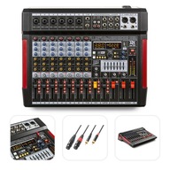 8-kanálový DSP BT stage mixpult, XLR/RCA kábel