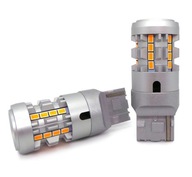 LED žiarovka W21W 7440 12-24V bez chyby oranžová LED žiarovka W21W 7440 12-24V bez chyby oranžová