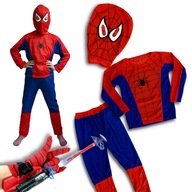 SÚPRAVA OBLEKU SPIDERMAN 7-9 rokov + RUKAVICE NA SPAŤOVAČKU SÚPRAVA OBLEKU SPIDERMAN 7-9 rokov + RUKAVICE NA SPAŤOVAČKU