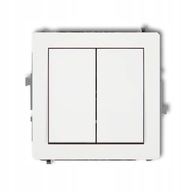 Dvojitý schodiskový spoj White Karlik DECO Dvojitý schodiskový spoj White Karlik DECO