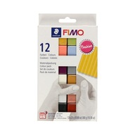 FIMO hmota termosetová 12kolx25g mäkká Fashion