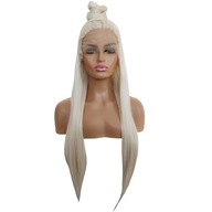 ČIPKOVÁ PREDNÁ Blond parochňa 40/55/80cm 2 čiapky ZDARMA ČIPKOVÁ PREDNÁ Blond parochňa 40/55/80cm 2 čiapky ZDARMA