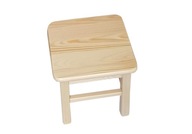 Detská stolička na stoličku - borovicové drevo