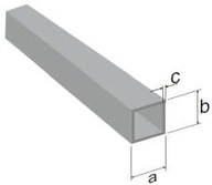 Hliníkový profil 40x40x2 100cm 1m štvorcová trubka