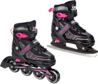 Rolki Łyżwy 2v1 Croxer Optima Black / Pink 39-42