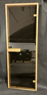 Sklenené dvere do sauny s 2 pántmi AKCIA 180/69