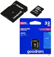 PAMÄŤOVÁ KARTA MICRO SD GOODRAM 32GB SD ADAPTÉR PAMÄŤOVÁ KARTA MICRO SD GOODRAM 32GB SD ADAPTÉR