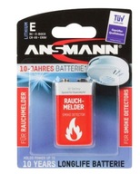 Ansmann Lithium Battery 1X 9V E-BLOCK DETEKTORY DYMU Ansmann Lithium Battery 1X 9V E-BLOCK DETEKTORY DYMU