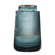 Moderné sklenené krištáľové vázy Hydroponics Blue 20cm Moderné sklenené krištáľové vázy Hydroponics Blue 20cm