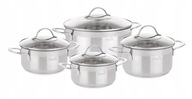 SÚPRAVA HRNCOV BREVA 8 HRNCOV, INOX OCEL, INDUKCIA SÚPRAVA HRNCOV BREVA 8 HRNCOV, INOX OCEL, INDUKCIA