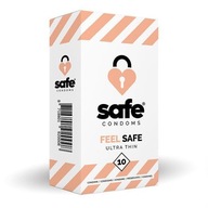 SAFE - kondómy Feel Safe Ultra tenké (10 ks)