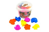 Kinetický piesok vo vedre 350g + 8 foriem Kinetický piesok vo vedre 350g + 8 foriem