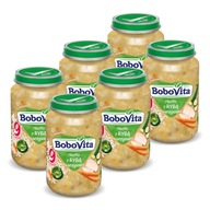 BoboVita Rizoto s rybou a zeleninou SET 6x190g BoboVita Rizoto s rybou a zeleninou SET 6x190g