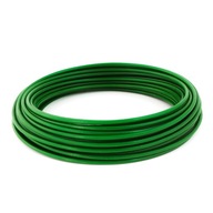 Oceľové káblové lano s izolačným PVC poťahom 2,5/5mm 1x19 ZELENÉ 50mb