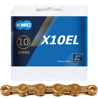 Reťaz na bicykel KMC X10EL Ti-N 10-rýchlostná 114 odkazov + klip Reťaz na bicykel KMC X10EL Ti-N 10-rýchlostná 114 odkazov + klip